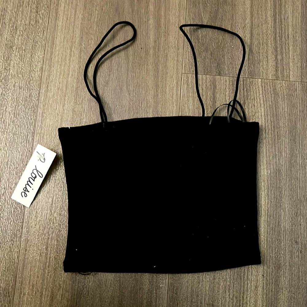 P. Louise Black Top